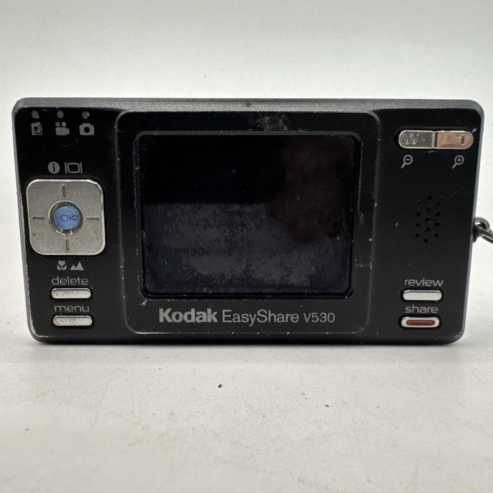 Kodak EasyShare V530 5.0MP 3x Zoom Black Digital Camera *READ DESCRIPTION* - Picture 2 of 4